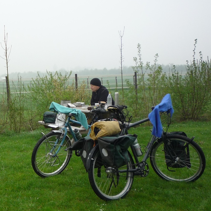 Nieuwe fietsen in gebruik