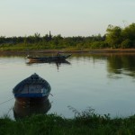 visser op de Hoi An river